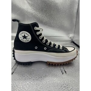 Converse Unisex Run Star Hike Hi 166800C Black Casual Shoes Men 6.5/ Women 8